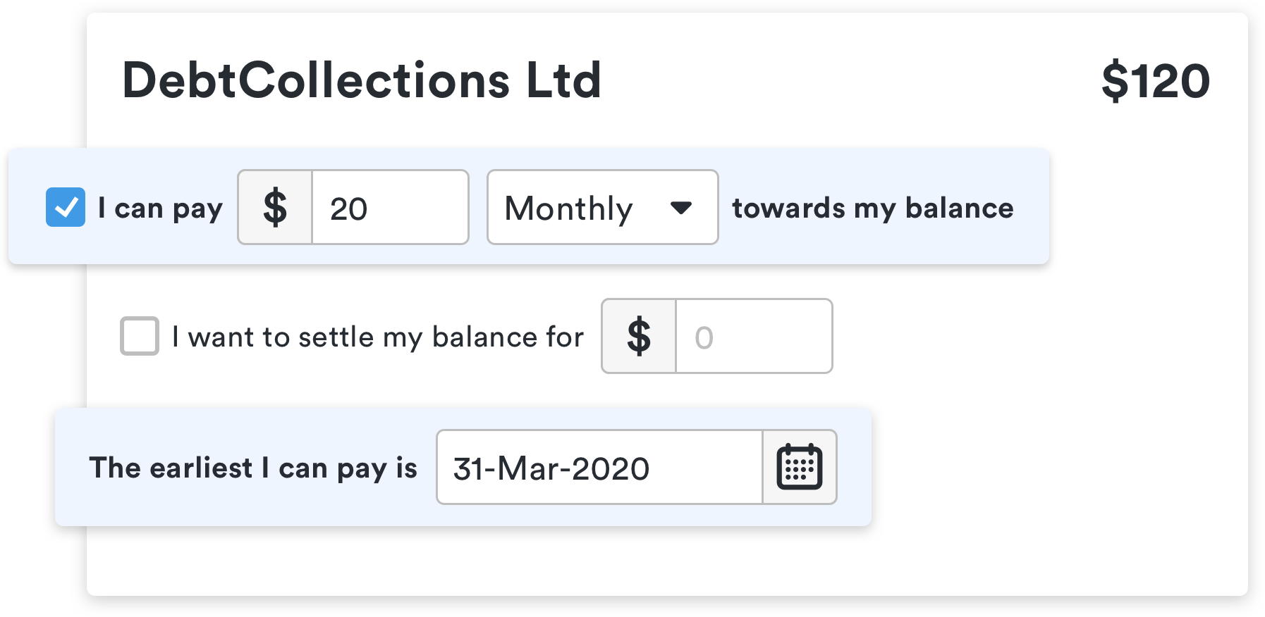 Make an Offer